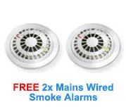 Original A1 website mains-wired smoke alarm offer image